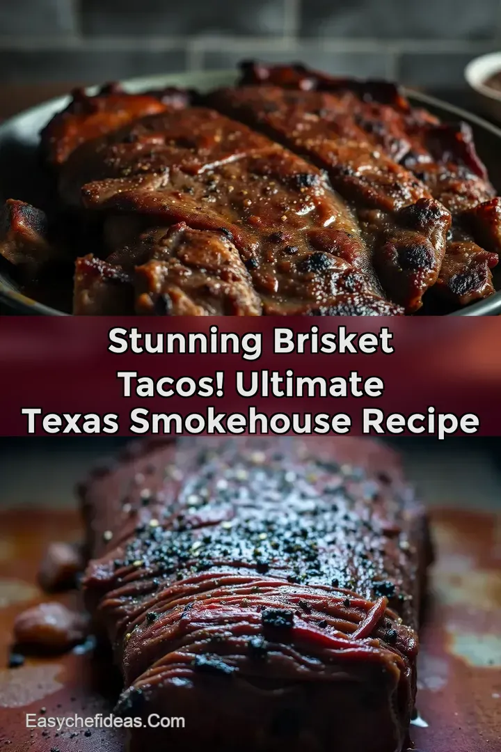 Stunning Brisket Tacos! Ultimate Texas Smokehouse Recipe