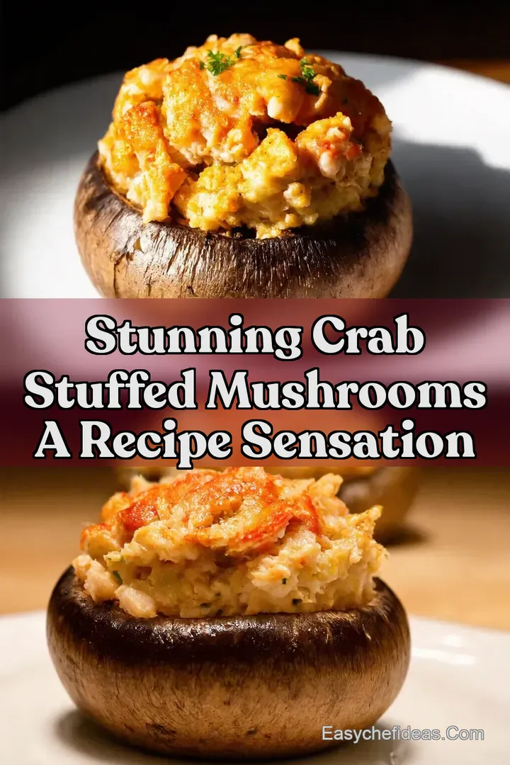 Stunning Crab Stuffed Mushrooms A Recipe Sensation