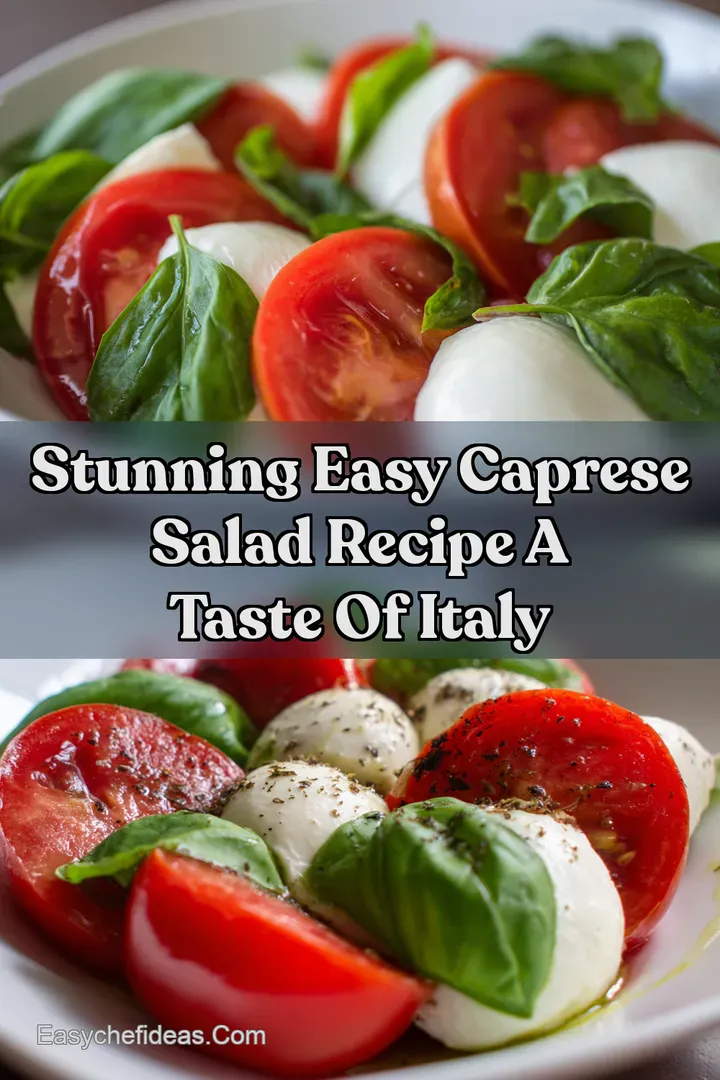Stunning Easy Caprese Salad Recipe A Taste of Italy