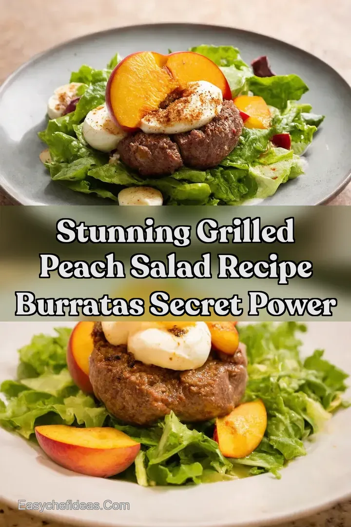 Stunning Grilled Peach Salad Recipe Burratas Secret Power