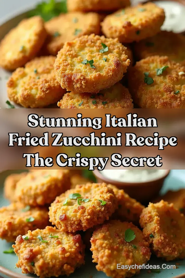Stunning Italian Fried Zucchini Recipe The Crispy Secret