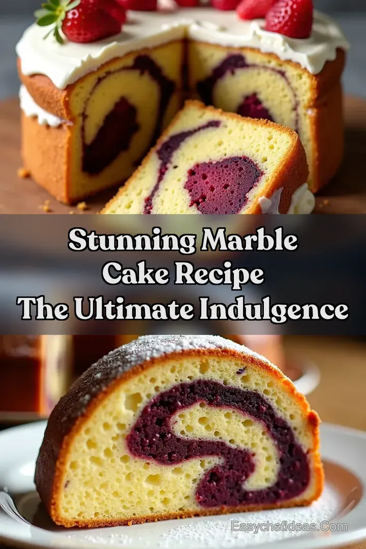 Stunning Marble Cake Recipe The Ultimate Indulgence