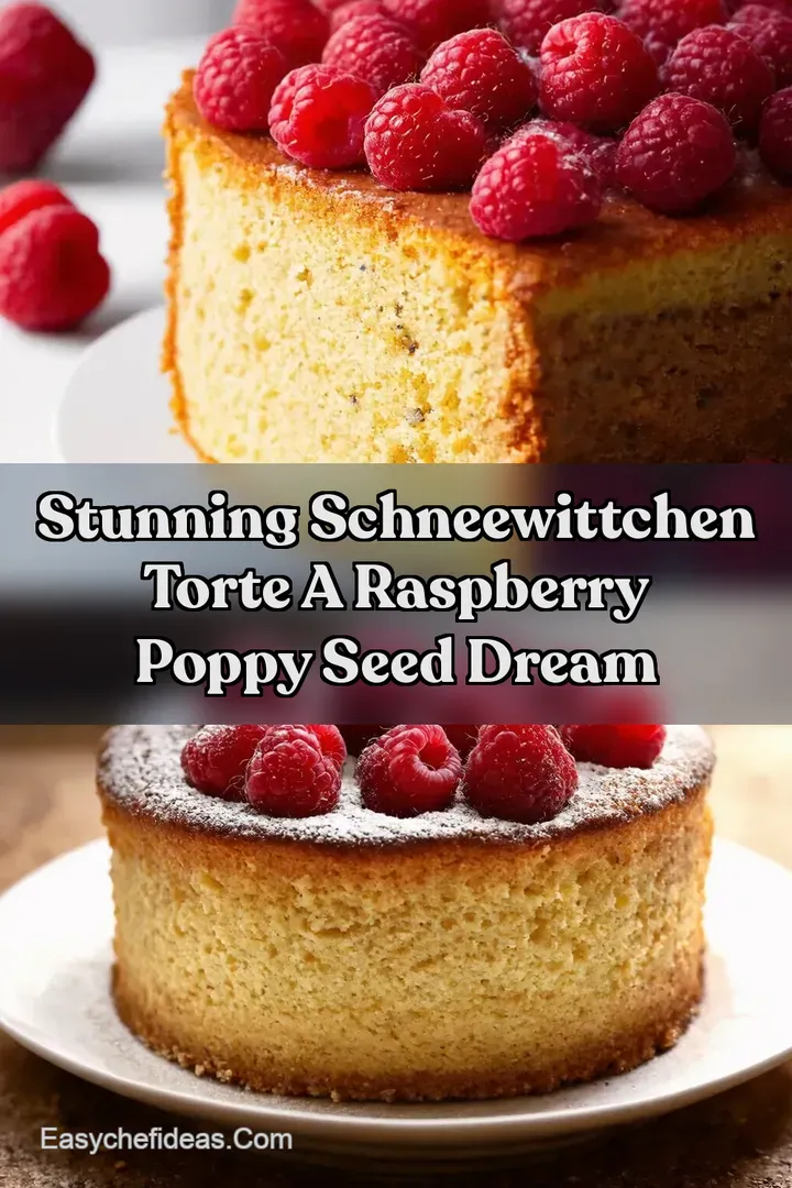 Stunning Schneewittchen Torte A Raspberry Poppy Seed Dream