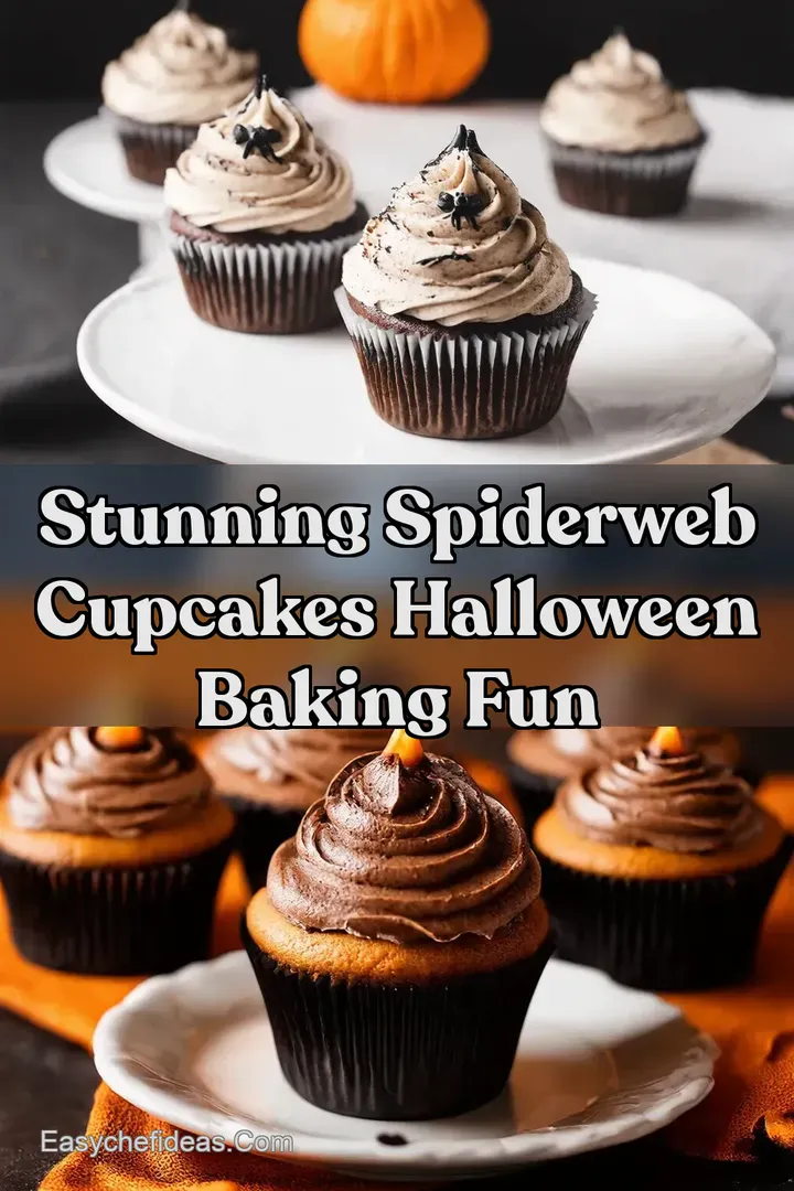 Stunning Spiderweb Cupcakes Halloween Baking Fun