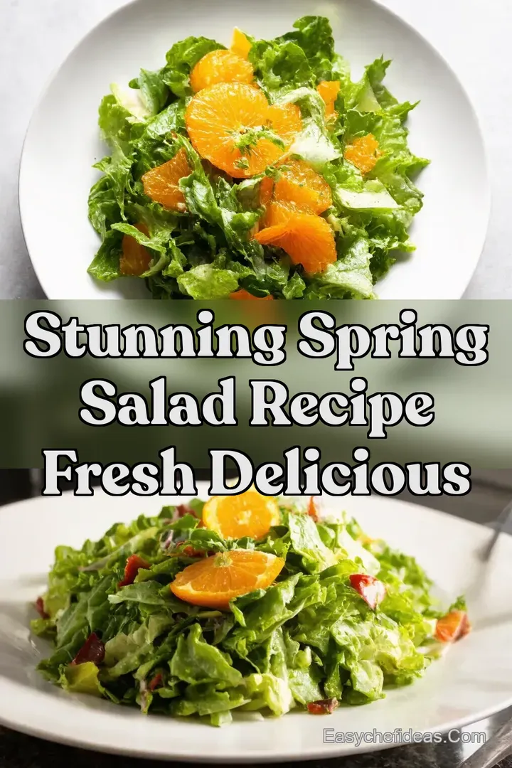 Stunning Spring Salad Recipe Fresh Delicious