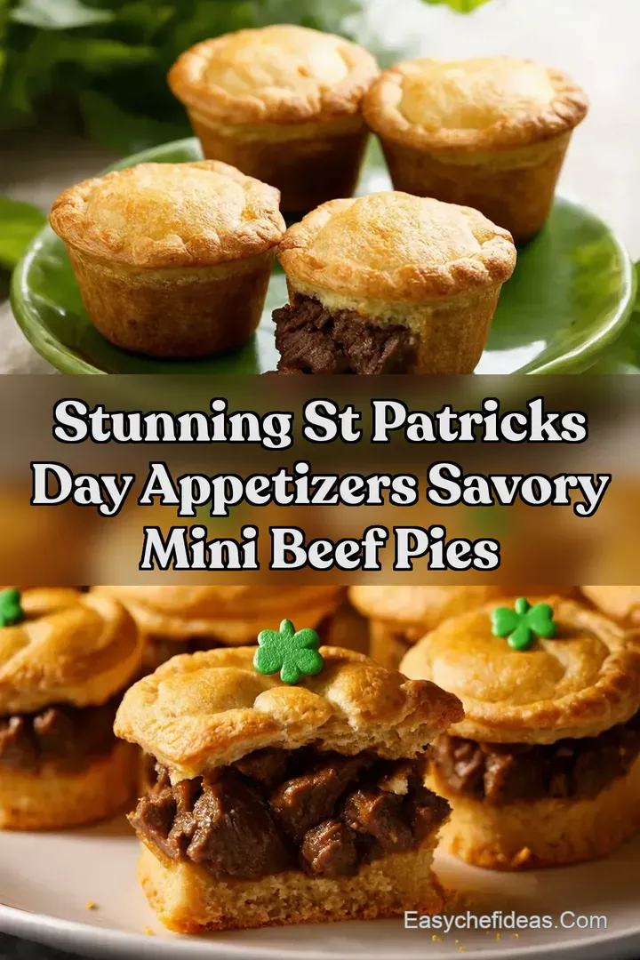 Stunning St Patricks Day Appetizers Savory Mini Beef Pies