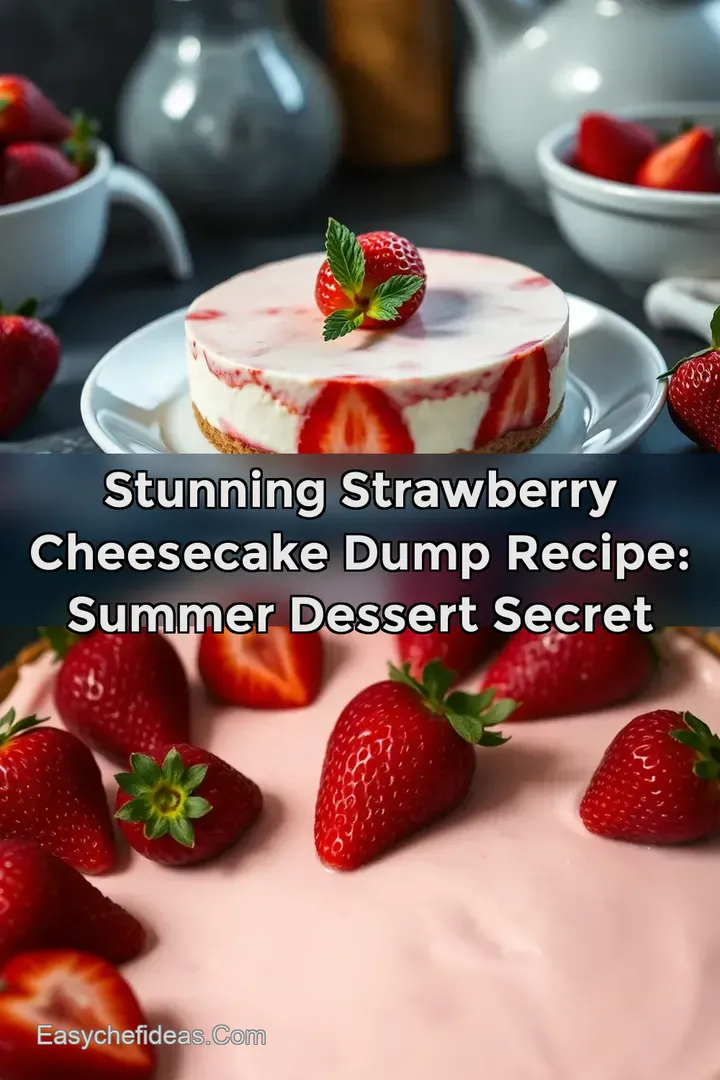 Stunning Strawberry Cheesecake Dump Recipe: Summer Dessert Secret