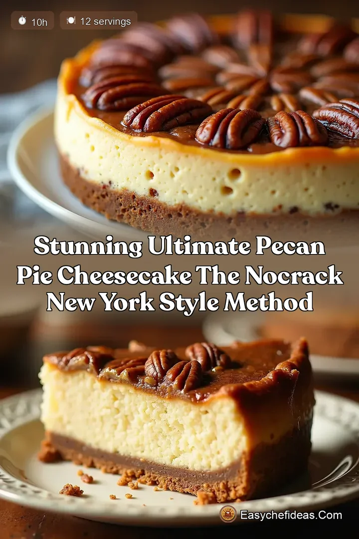 Stunning Ultimate Pecan Pie Cheesecake The NoCrack New York Style Method