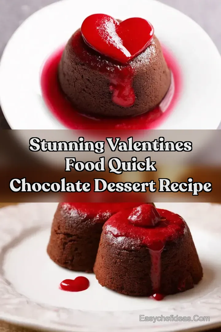 Stunning Valentines Food Quick Chocolate Dessert Recipe