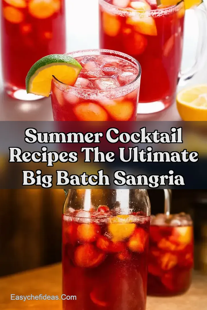 Summer Cocktail Recipes The Ultimate Big Batch Sangria