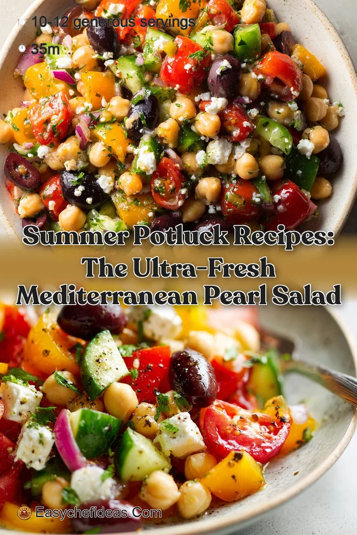 Summer Potluck Recipes: The Ultra-Fresh Mediterranean Pearl Salad
