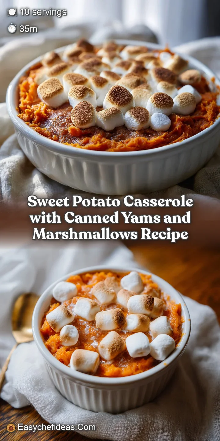 Close-up of a fork lifting a spoonful of rich, orange sweet potato casserole with a bubbling, toasted topping.