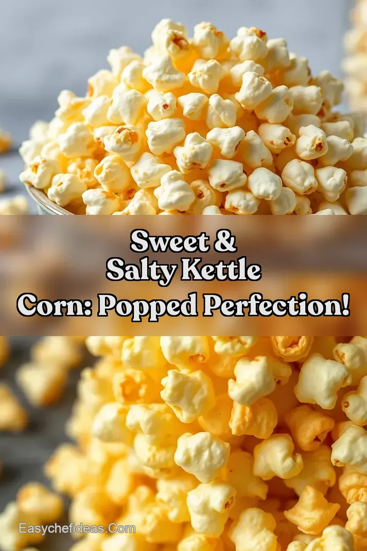 Sweet & Salty Kettle Corn: Popped Perfection!