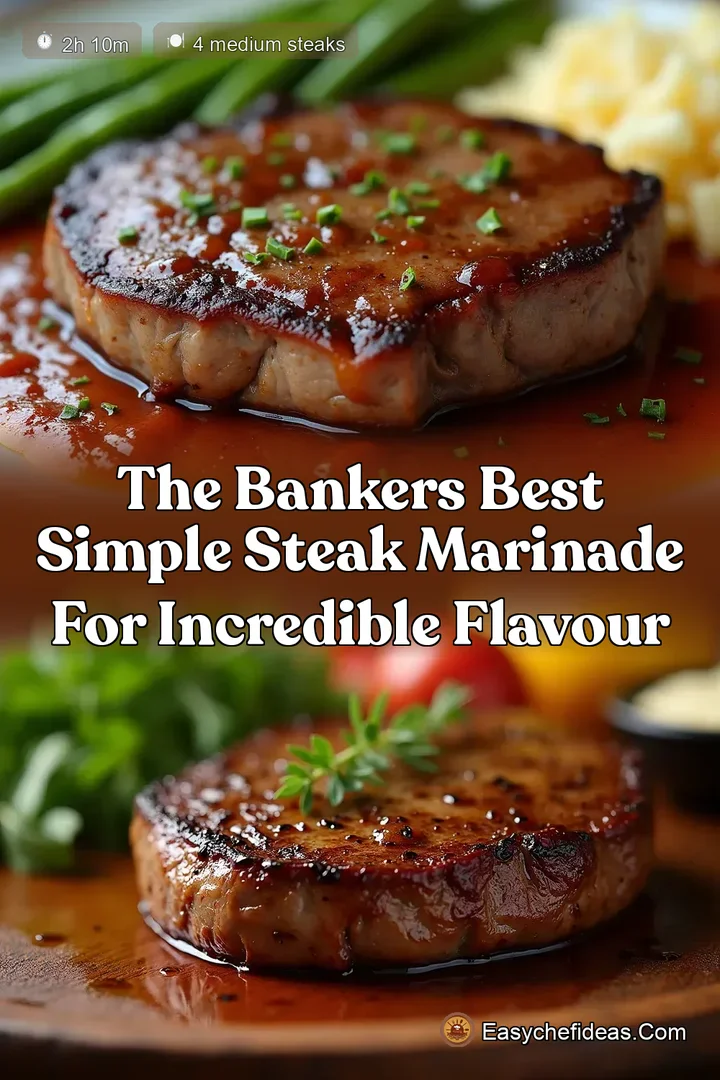 The Bankers Best Simple Steak Marinade for Incredible Flavour