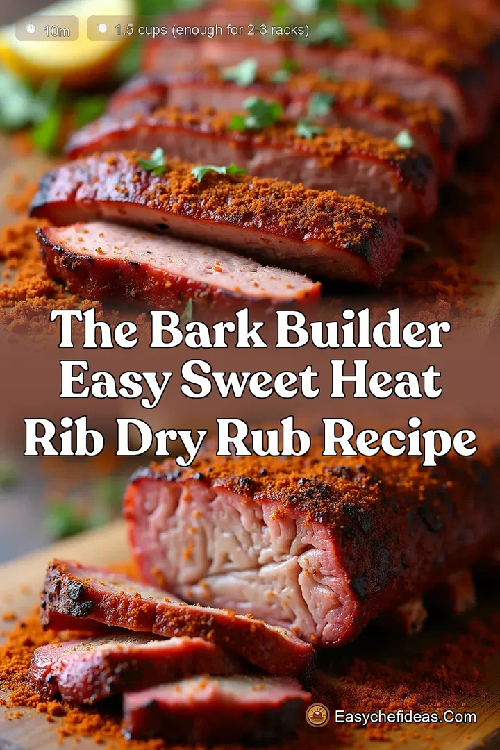 The Bark Builder Easy Sweet Heat Rib Dry Rub Recipe