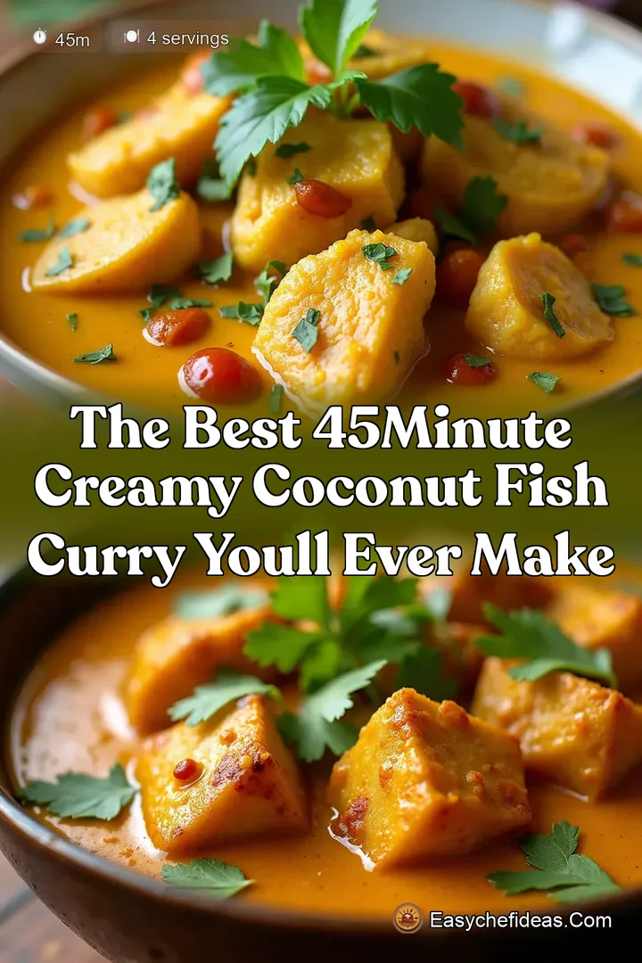The Best 45Minute Creamy Coconut Fish Curry Youll Ever Make
