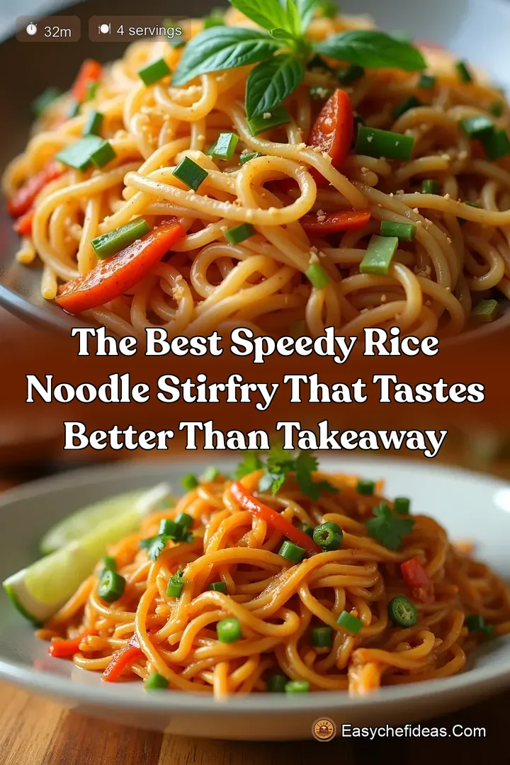 The Best Speedy Rice Noodle StirFry That Tastes Better Than Takeaway