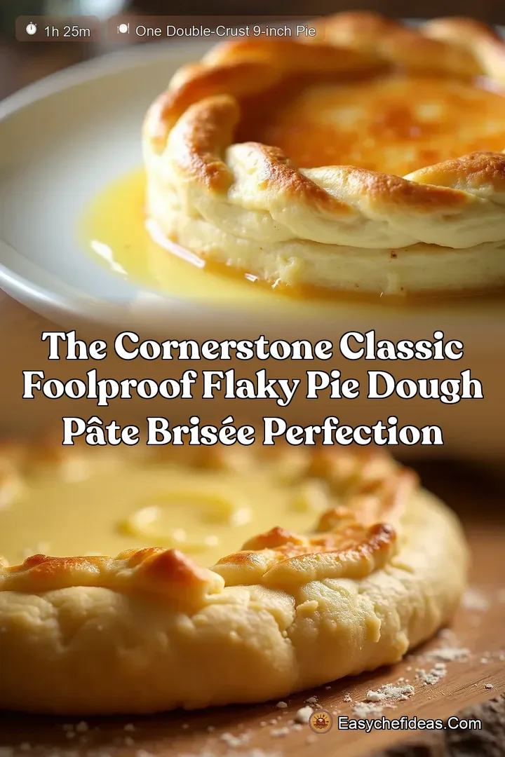 The Cornerstone Classic Foolproof Flaky Pie Dough P&acirc;te Bris&eacute;e Perfection