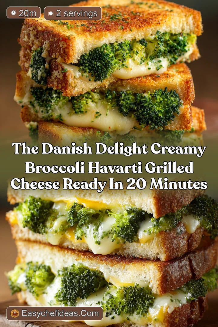 The Danish Delight Creamy Broccoli Havarti Grilled Cheese Ready in 20 Minutes