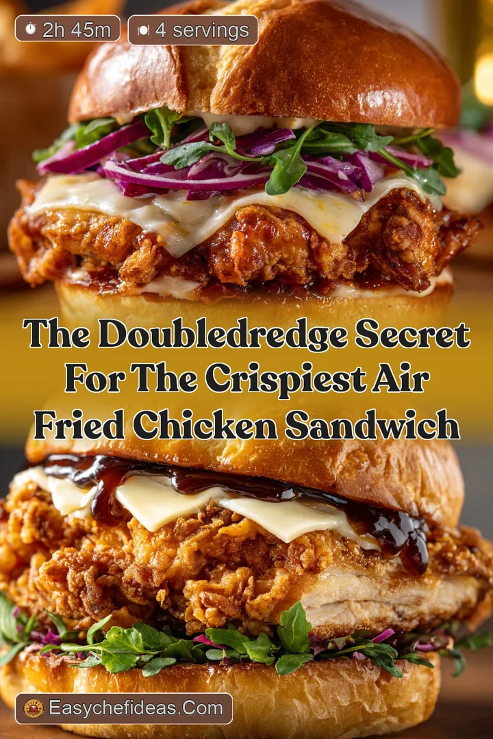 The DoubleDredge Secret for the Crispiest Air Fried Chicken Sandwich