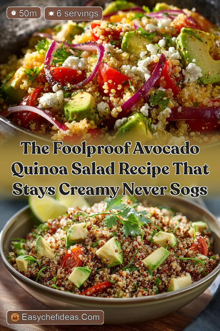 The Foolproof Avocado Quinoa Salad Recipe That Stays Creamy Never Sogs