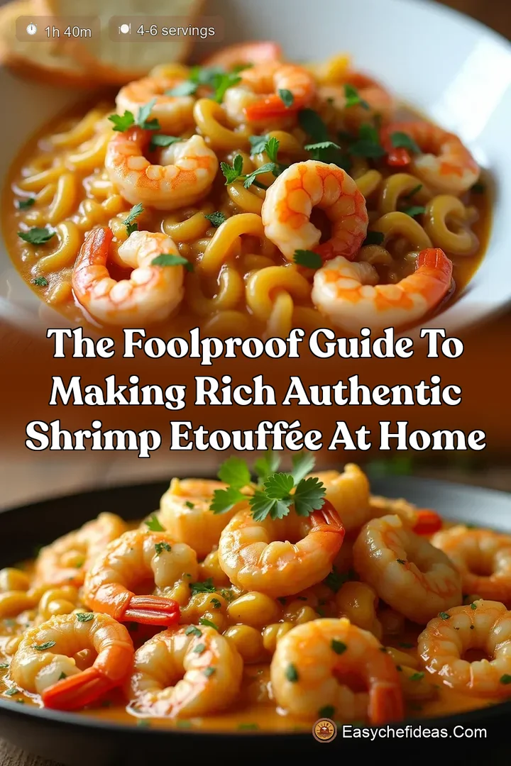 The Foolproof Guide to Making Rich Authentic Shrimp Etouff&eacute;e at Home