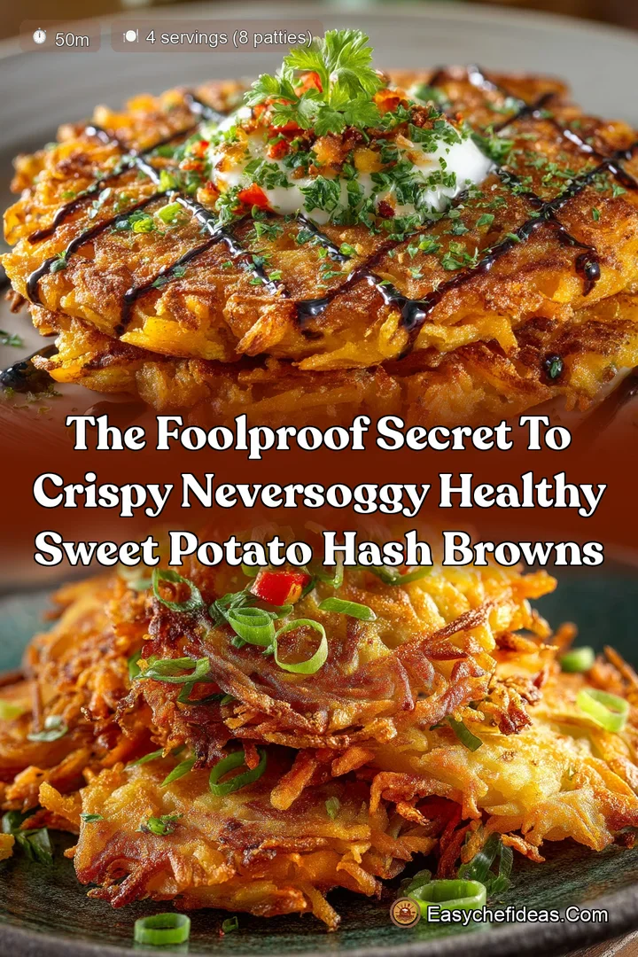 The Foolproof Secret to Crispy NeverSoggy Healthy Sweet Potato Hash Browns