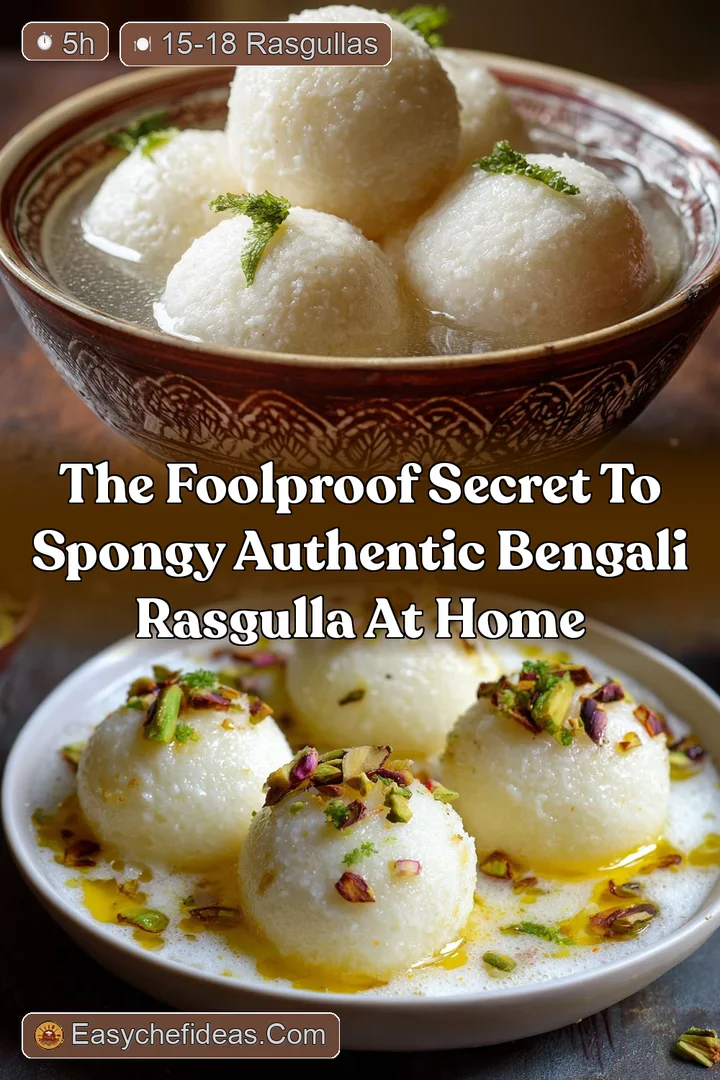 The Foolproof Secret to Spongy Authentic Bengali Rasgulla at Home