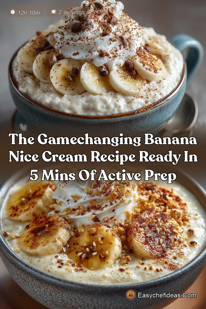 The GameChanging Banana Nice Cream Recipe Ready in 5 Mins of Active Prep