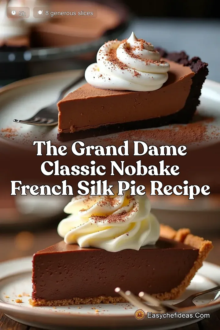 The Grand Dame Classic NoBake French Silk Pie Recipe