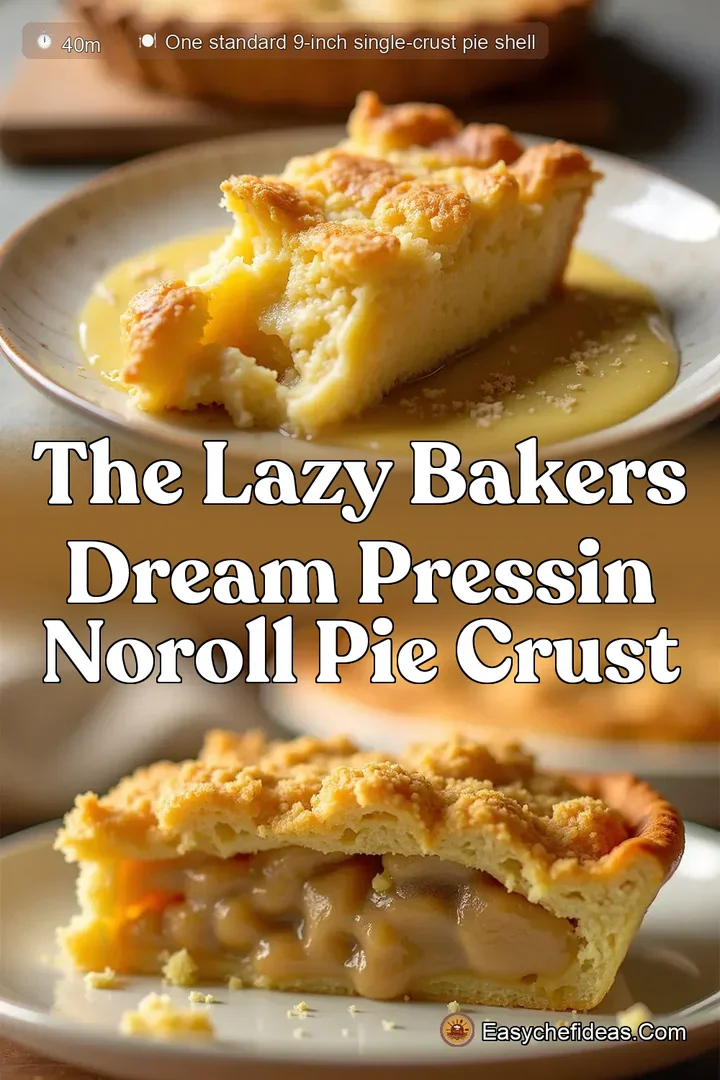 The Lazy Bakers Dream PressIn NoRoll Pie Crust