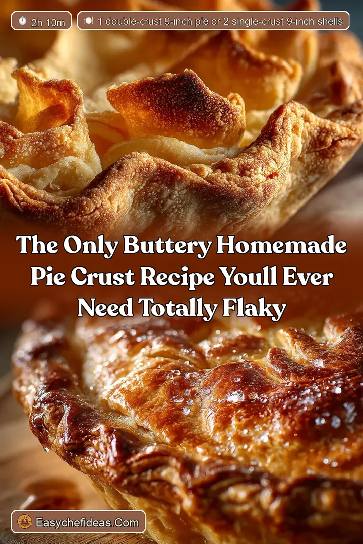 The Only Buttery Homemade Pie Crust Recipe Youll Ever Need Totally Flaky