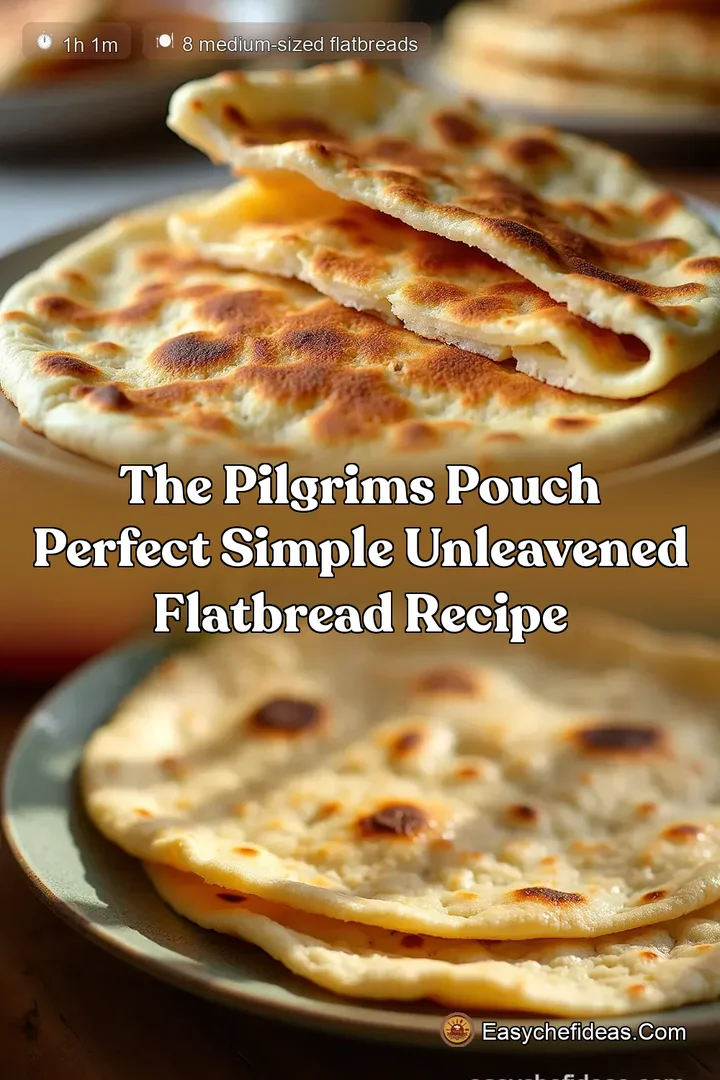 The Pilgrims Pouch Perfect Simple Unleavened Flatbread Recipe