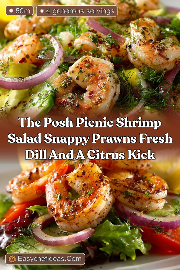 The Posh Picnic Shrimp Salad Snappy Prawns Fresh Dill and a Citrus Kick