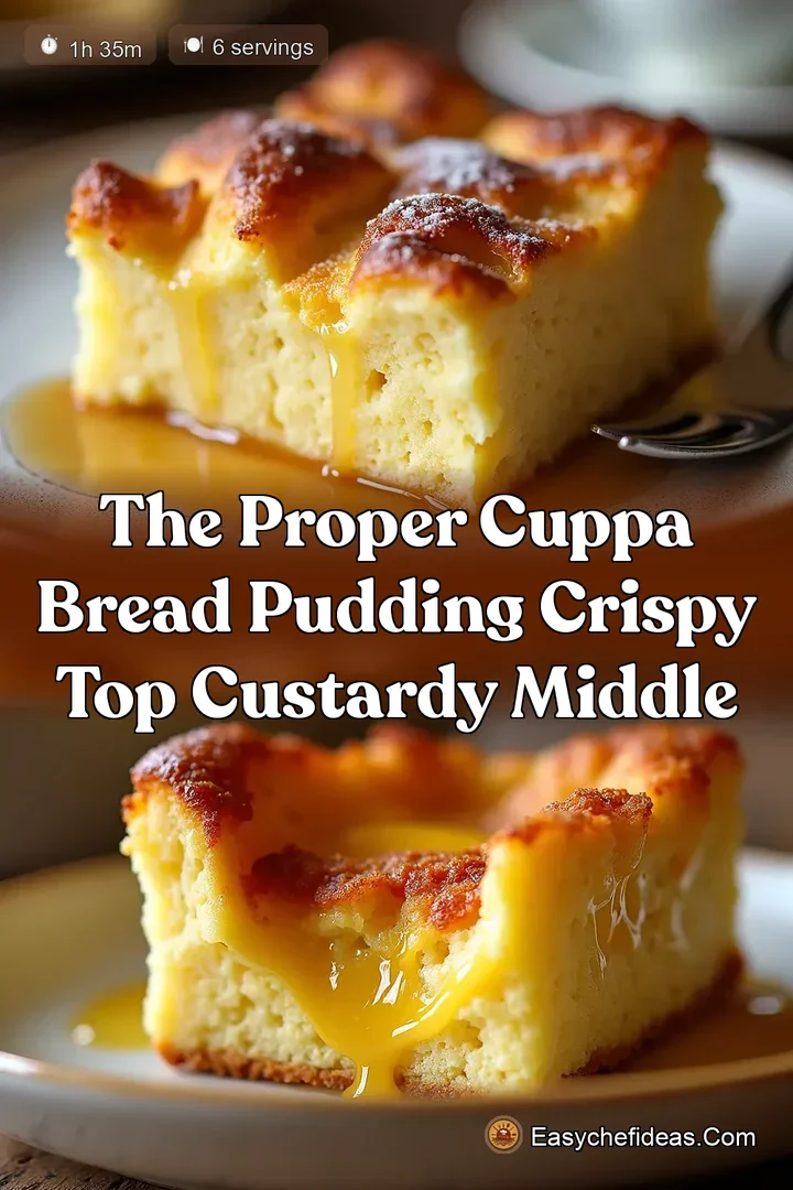 The Proper Cuppa Bread Pudding Crispy Top Custardy Middle