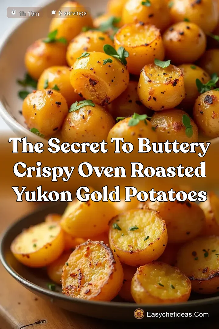 The Secret to Buttery Crispy Oven Roasted Yukon Gold Potatoes