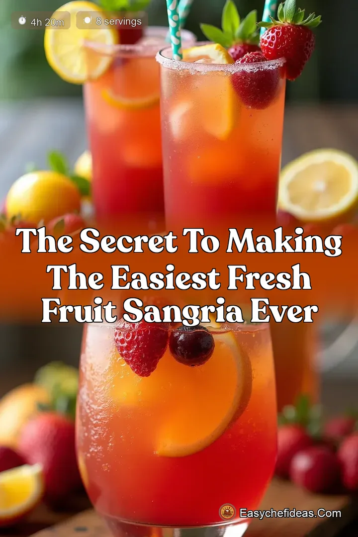 The Secret to Making the Easiest Fresh Fruit Sangria Ever