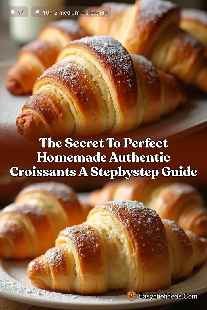 The Secret to Perfect Homemade Authentic Croissants A StepbyStep Guide