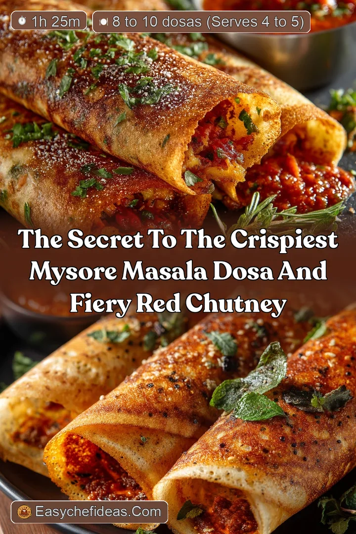 The Secret to the Crispiest Mysore Masala Dosa and Fiery Red Chutney