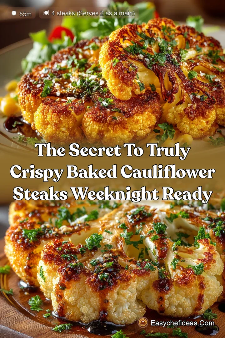 The Secret to Truly Crispy Baked Cauliflower Steaks Weeknight Ready