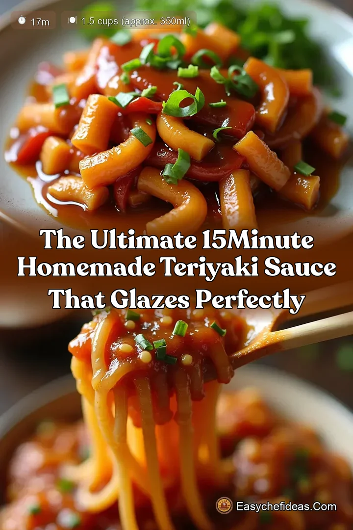 The Ultimate 15Minute Homemade Teriyaki Sauce That Glazes Perfectly
