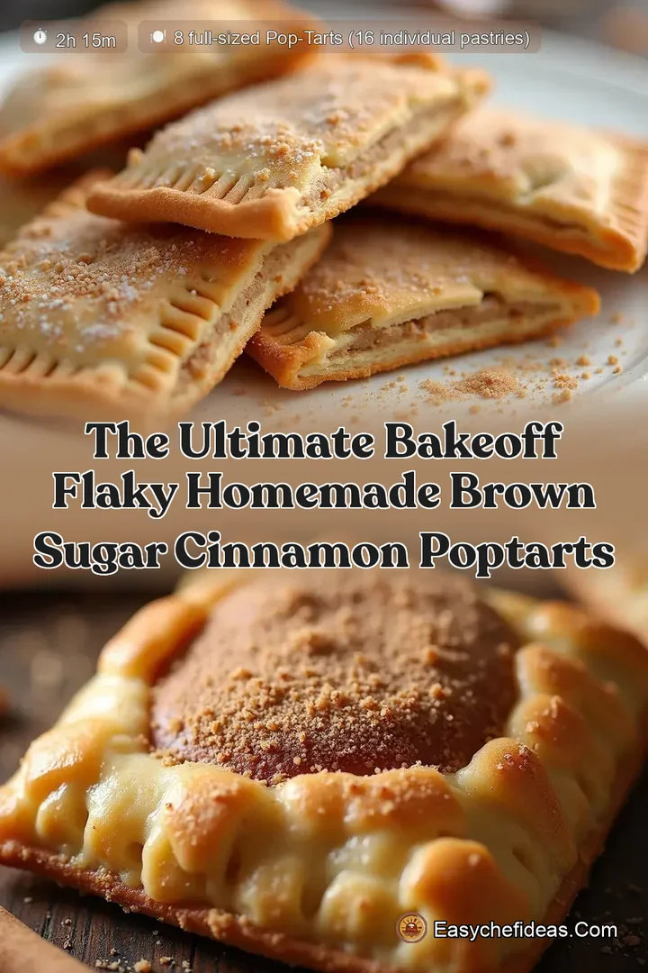 The Ultimate BakeOff Flaky Homemade Brown Sugar Cinnamon PopTarts
