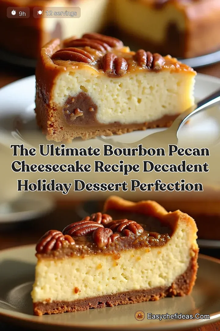 The Ultimate Bourbon Pecan Cheesecake Recipe Decadent Holiday Dessert Perfection