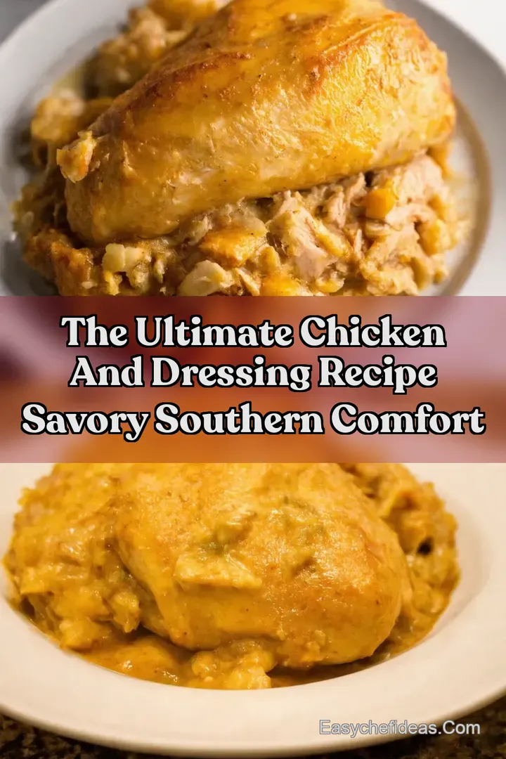 The Ultimate Chicken And Dressing Recipe Savory Southern Comfort