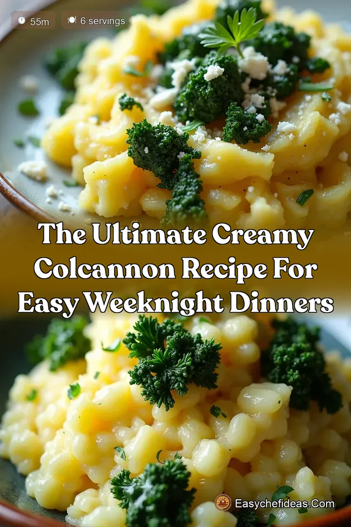The Ultimate Creamy Colcannon Recipe for Easy Weeknight Dinners