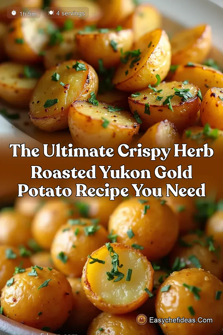 The Ultimate Crispy Herb Roasted Yukon Gold Potato Recipe You Need