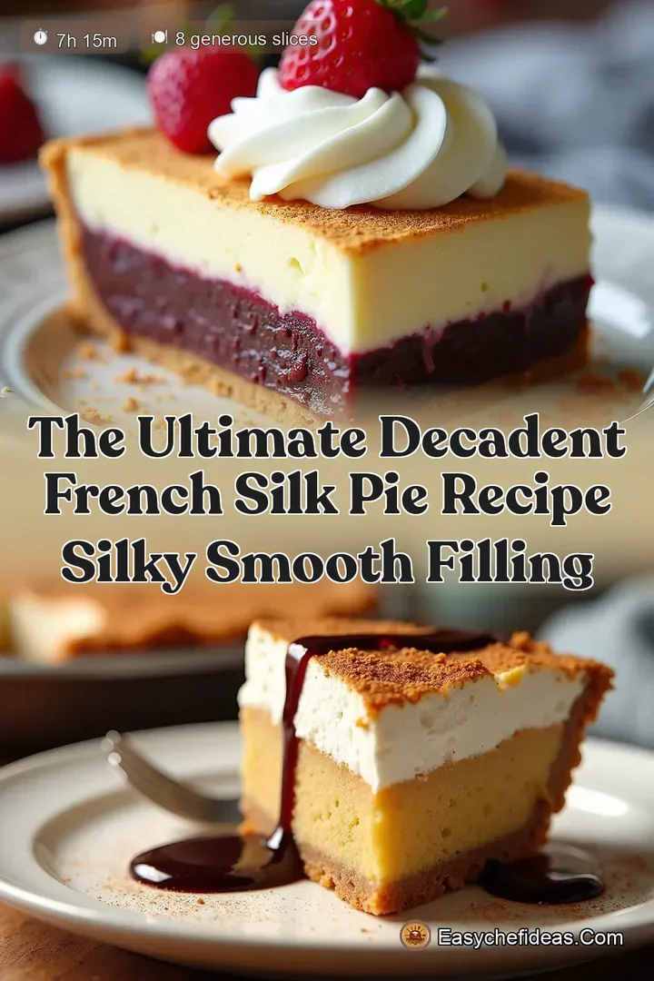 The Ultimate Decadent French Silk Pie Recipe Silky Smooth Filling