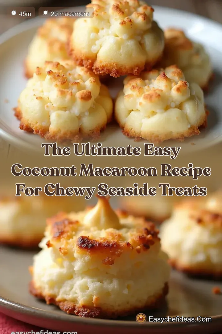 The Ultimate Easy Coconut Macaroon Recipe for Chewy Seaside Treats