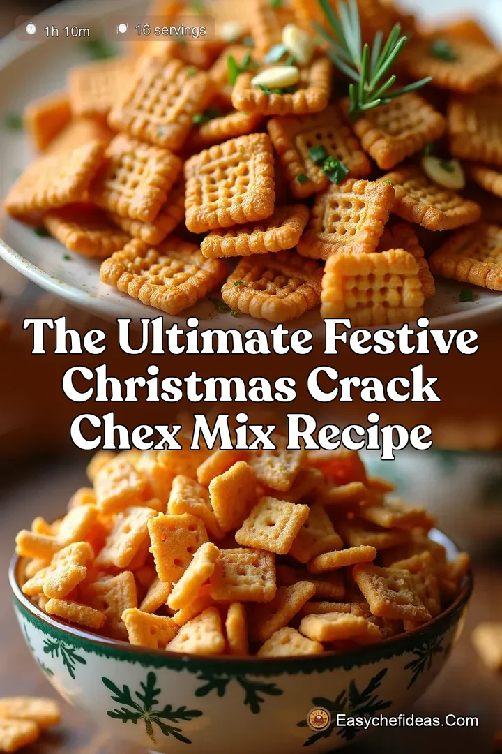 The Ultimate Festive Christmas Crack Chex Mix Recipe