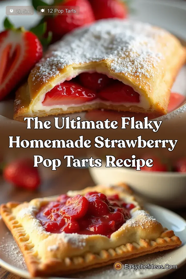 The Ultimate Flaky Homemade Strawberry Pop Tarts Recipe
